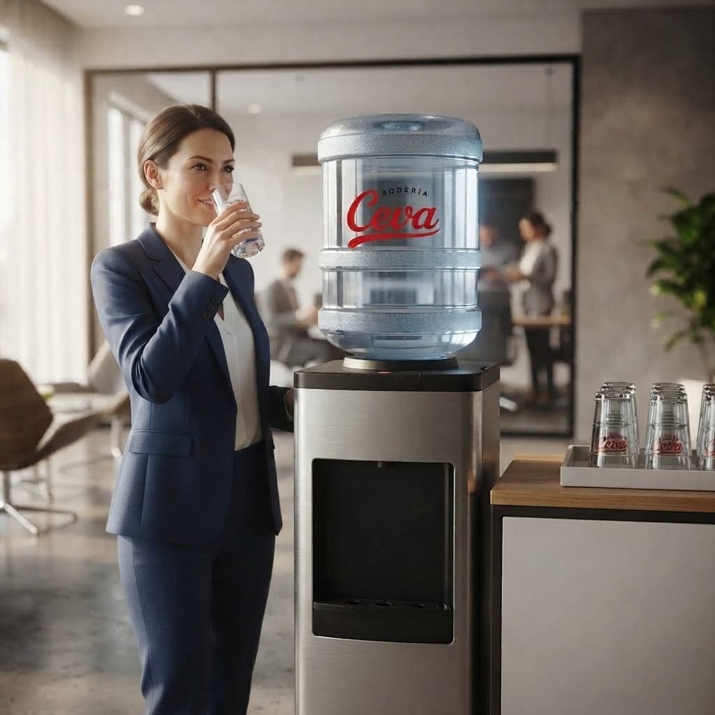 Dispenser de Sodería Ceva en una oficina