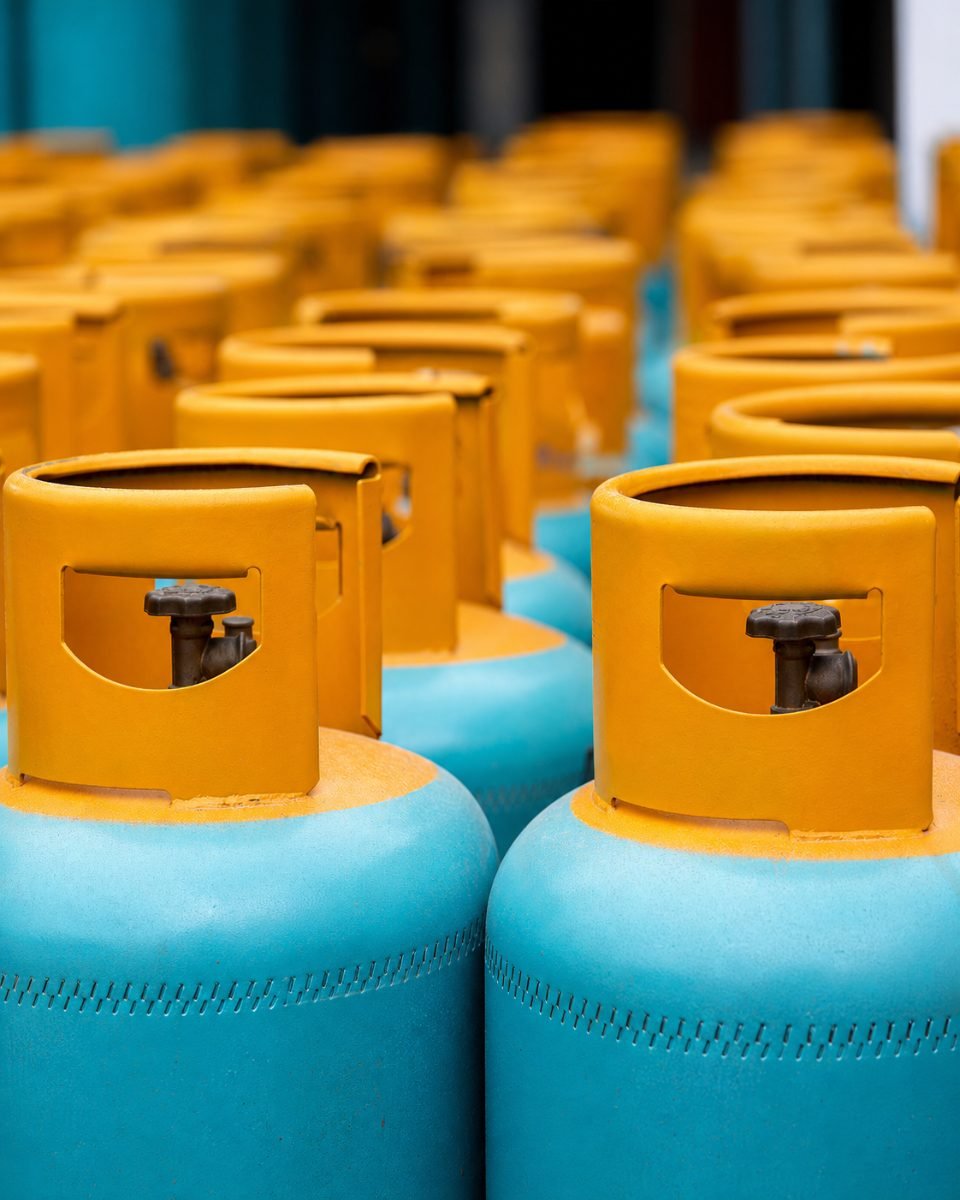 Garrafas de gas de 10, 15 y 45 kilos
